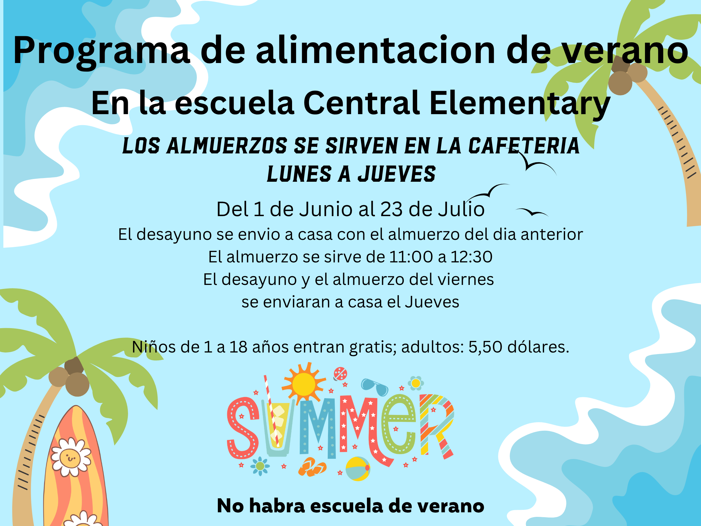 Spanish Summer Food Program
