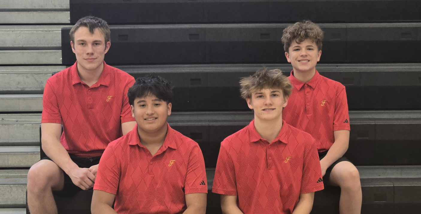 4 boys on the Golf Team