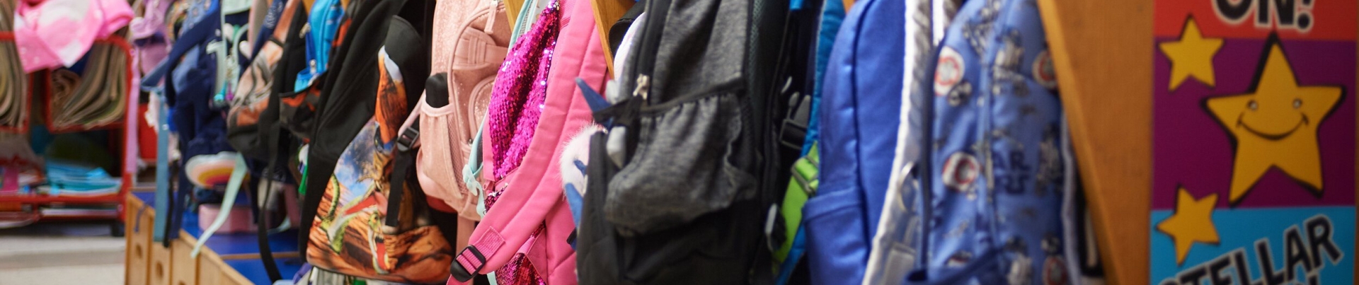 backpacks in class room