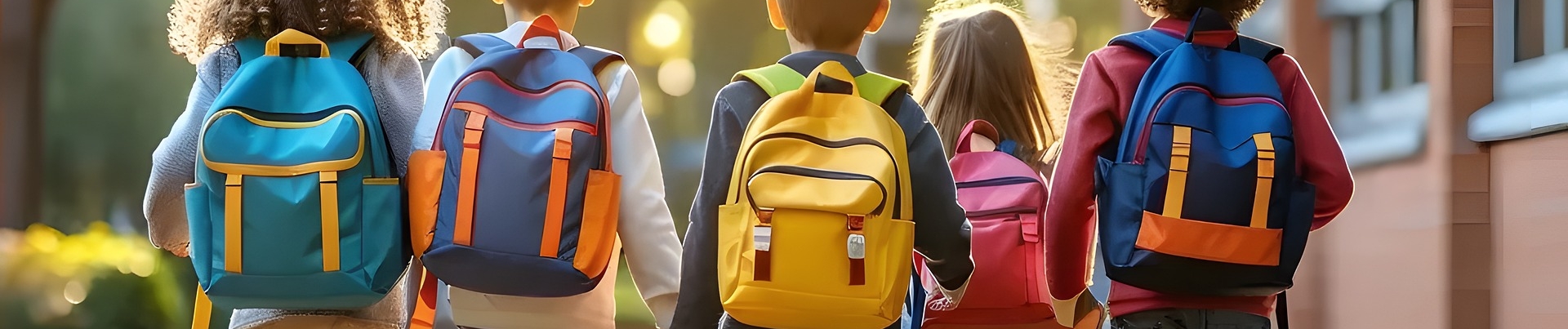 Students walking