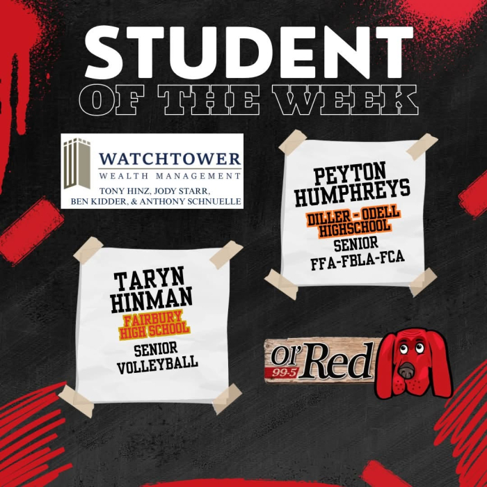 student of the week graphic
