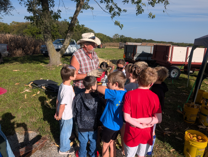 students participating in Homestead Days
