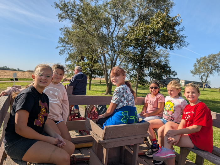 students participating in Homestead Days
