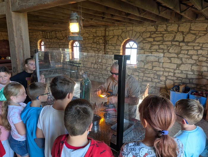 students participating in Homestead Days