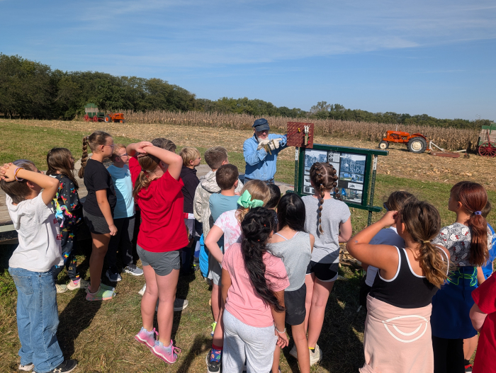 students participating in Homestead Days
