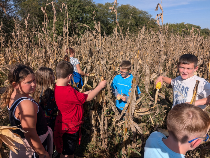 students participating in Homestead Days