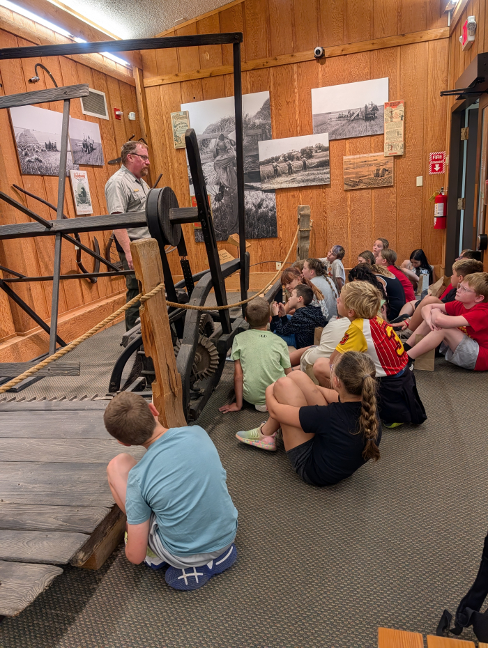 students participating in Homestead Days