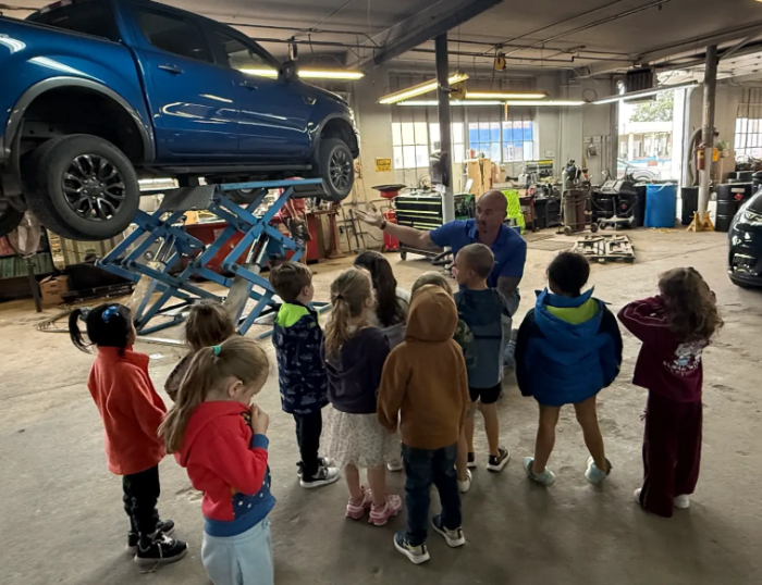 Students learning at Twin Rivers Ford